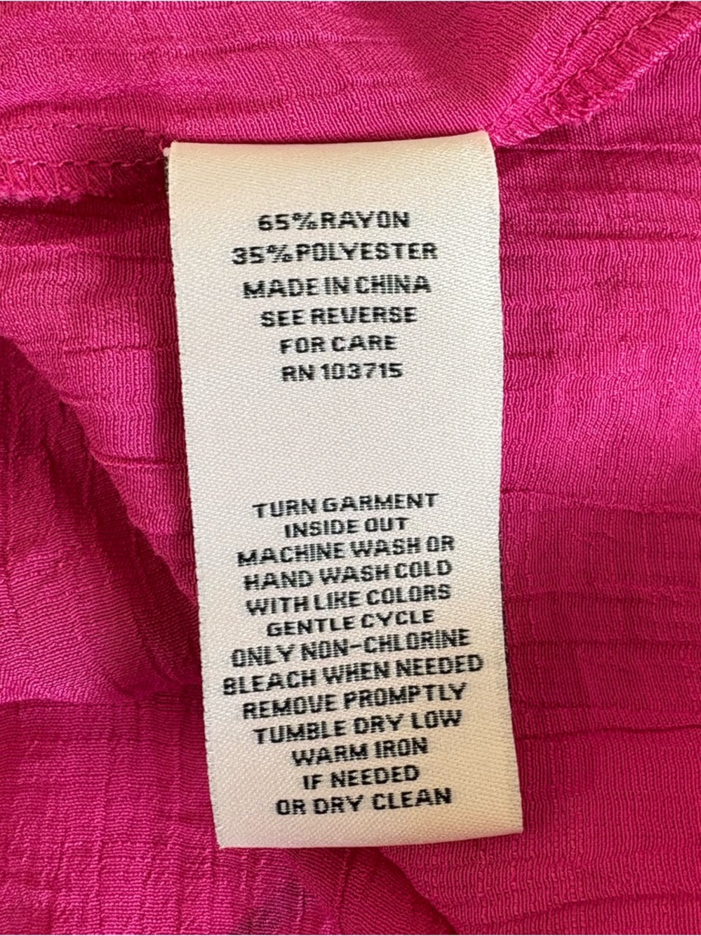 Nanette Lepore Fuchsia Ruffle Sleeve Blouse Size Small preppy summer in EUC - Picture 4 of 6